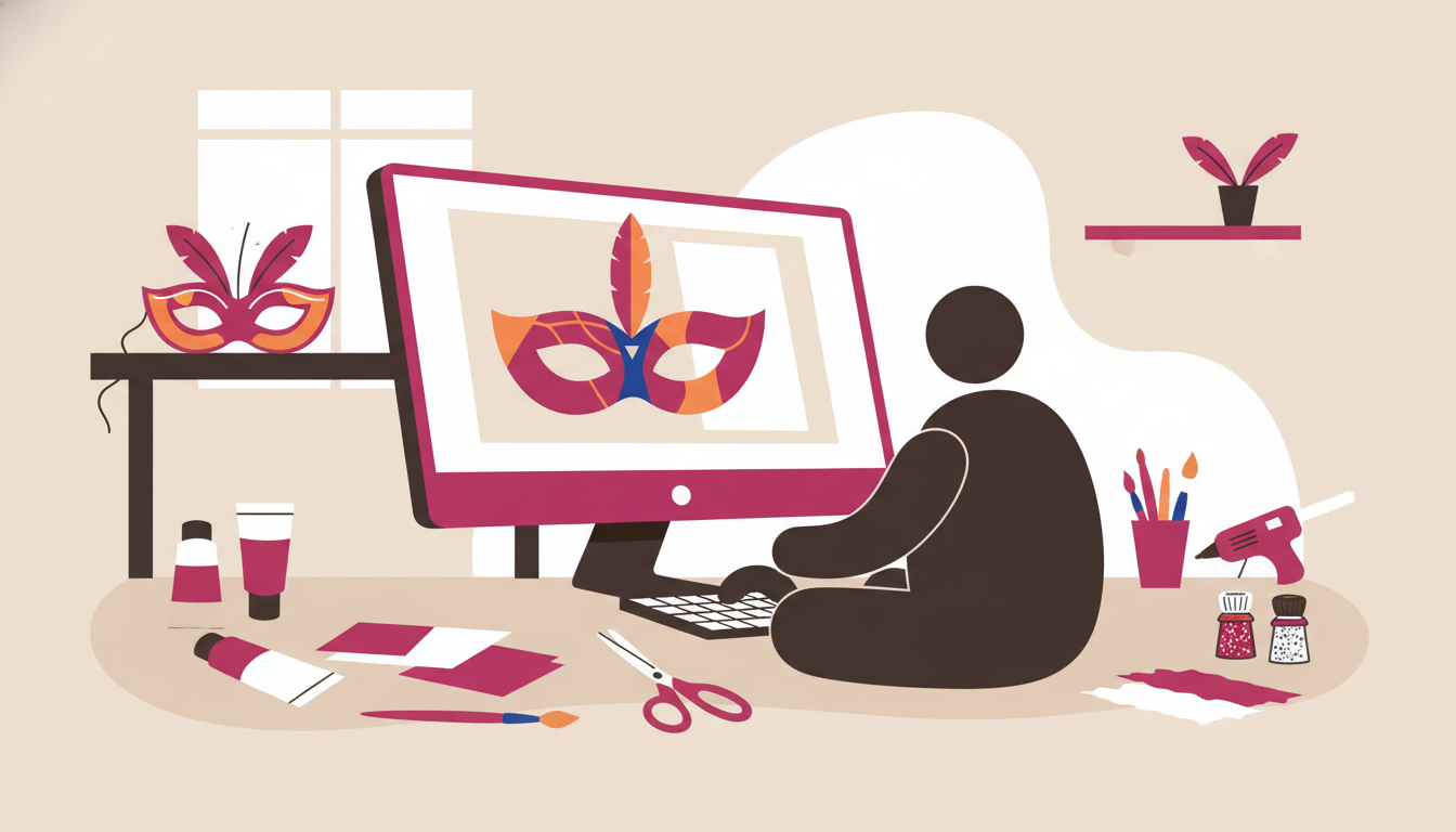 Karnevalsmaske individuell drucken: So wird's zum Unikat!