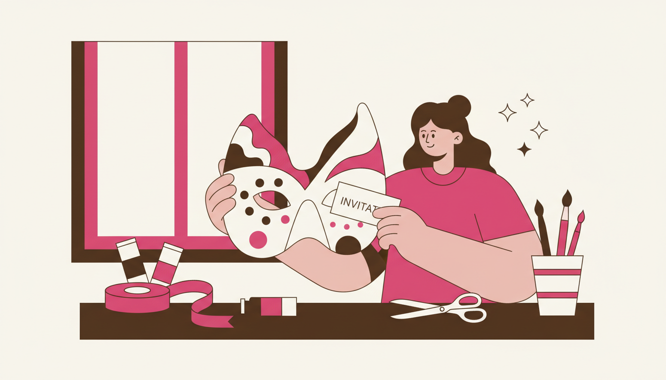 Maskenball Einladung gestalten: So wird dein Fest unvergesslich